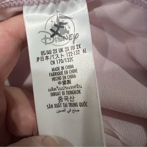 Disney 2X Halter Pastel Character Swim Suit One Piece NWT O2 - Picture 6 of 8